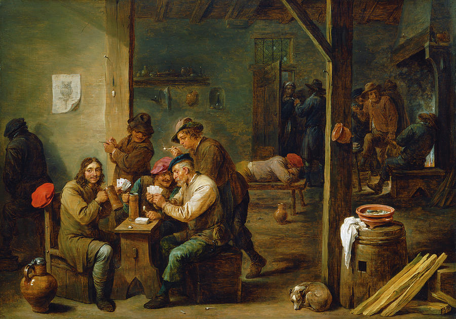 Tavern Scene #3 Painting by David Teniers the Younger