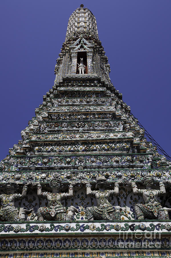 Temple Detail in Bangkok Thialand #3 Photograph by Anthony Totah