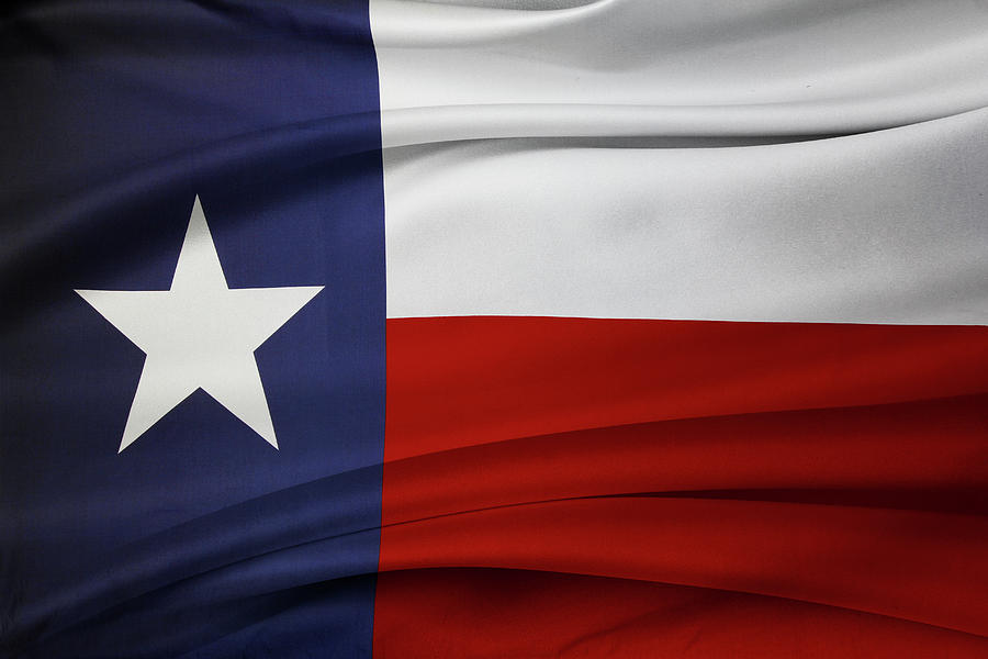Texas flag #3 Photograph by Les Cunliffe