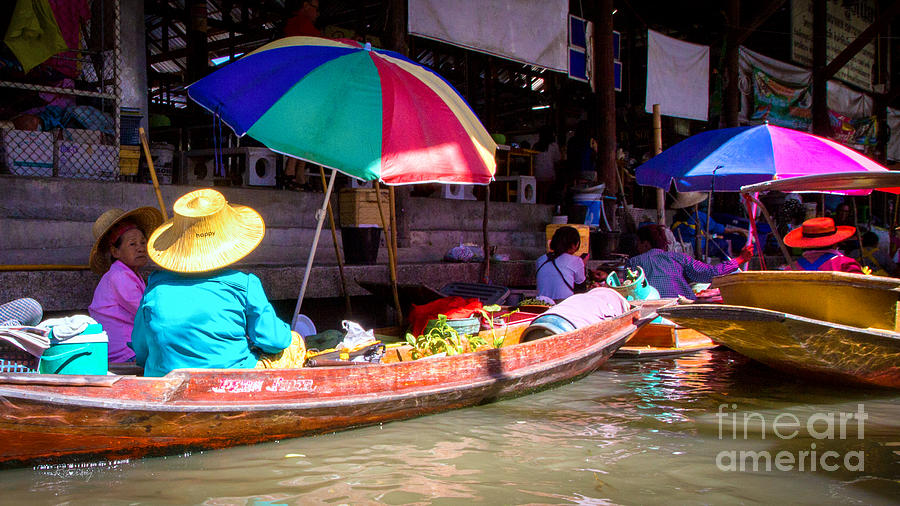 Thailands Floating Market #2 Photograph by Rene Triay FineArt Photos