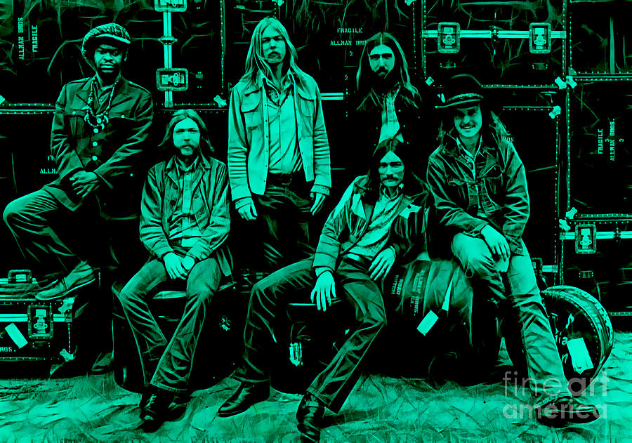 The Allman Brothers Collection #2 Mixed Media by Marvin Blaine