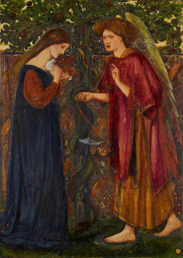 The Annunciation Painting by Edward Burne Jones