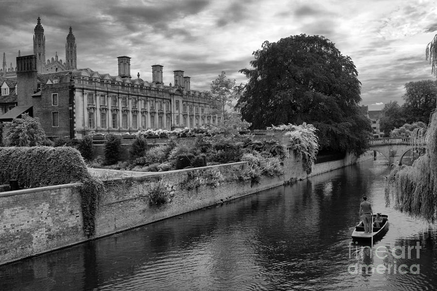 Cambridge Photograph - The Backs Clare and  Kings College Cambridge #3 by Darren Burroughs