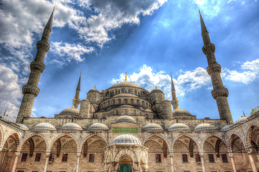 The Blue Mosque Istanbul #3 Photograph by David Pyatt