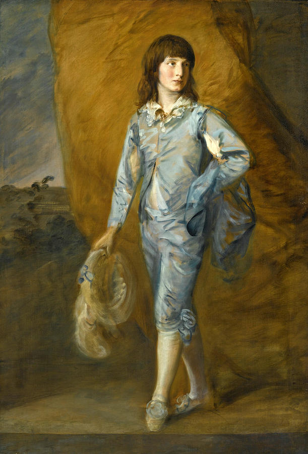 The Blue Page #4 Painting by Thomas Gainsborough