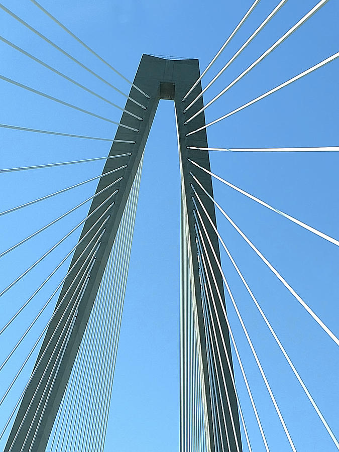 The Cooper River Bridge - Charleston, South Carolina #3 Photograph by Alex Grichenko
