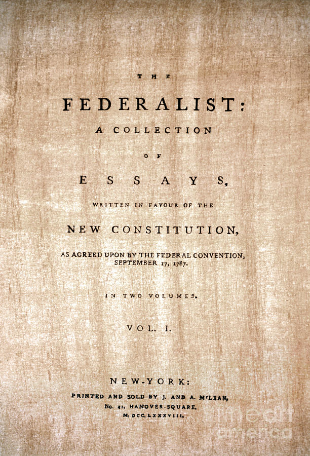The Federalist, 1788 Drawing by Granger