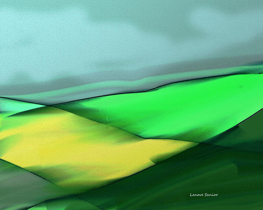 The Fields #3 Painting by Lenore Senior