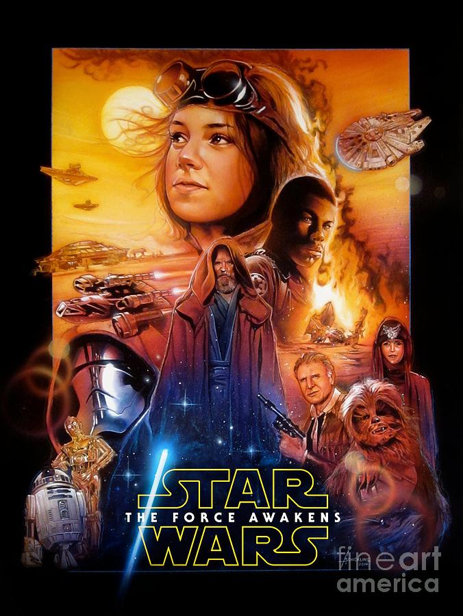 The Force Awakens #4 Digital Art by Star Wars