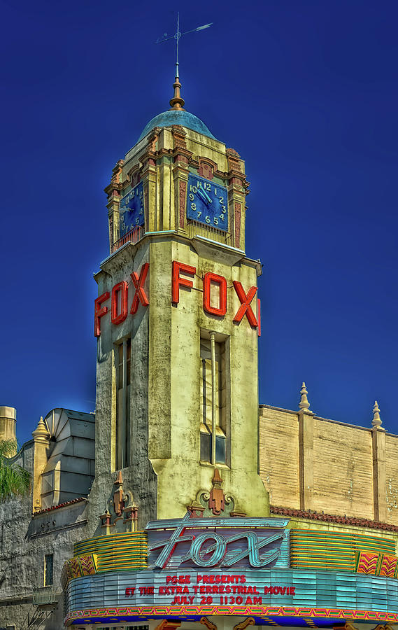 Bakersfield Photograph - The Fox Theatre #3 by Mountain Dreams