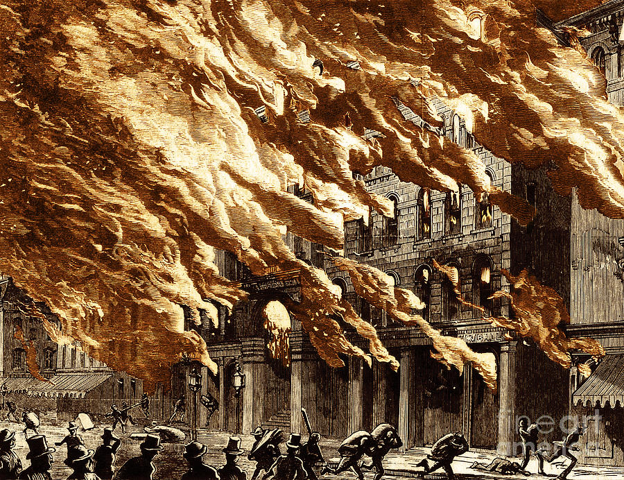 The Great Chicago Fire, 1871 #3 Photograph by Science Source