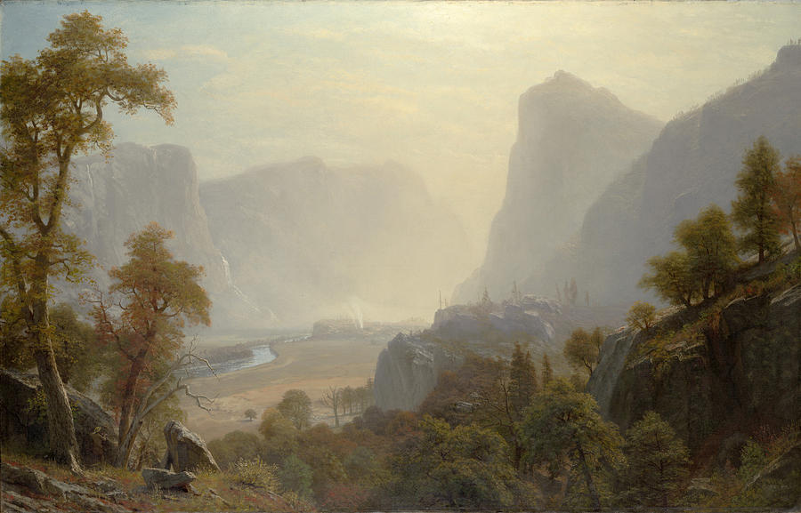 The Hetch Hetchy Valley Painting by Albert Bierstadt