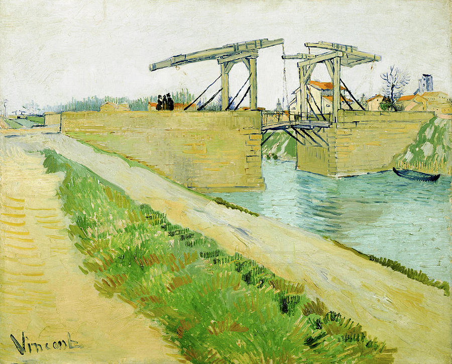 The Langlois bridge Painting by Vincent Van Gogh - Fine Art America