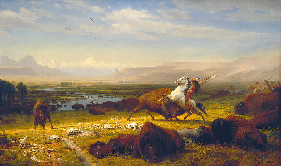The Last of the Buffalo Painting by Albert Bierstadt