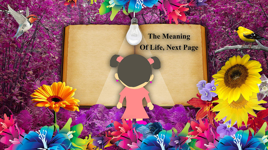 The Meaning Of Life Art #3 Mixed Media by Marvin Blaine