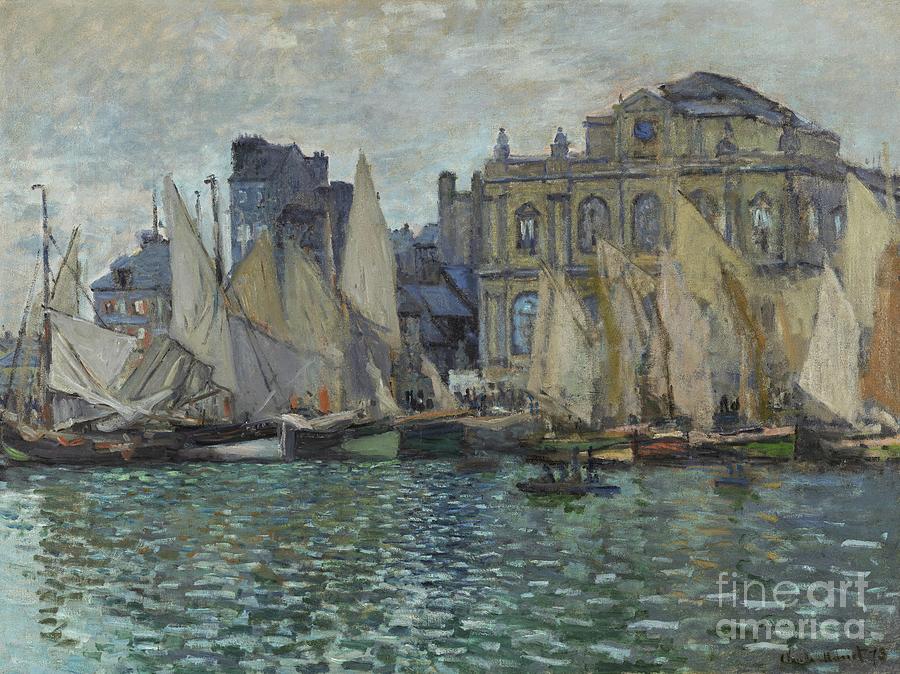 The Museum at Le Havre by Claude Monet Painting by Claude Monet