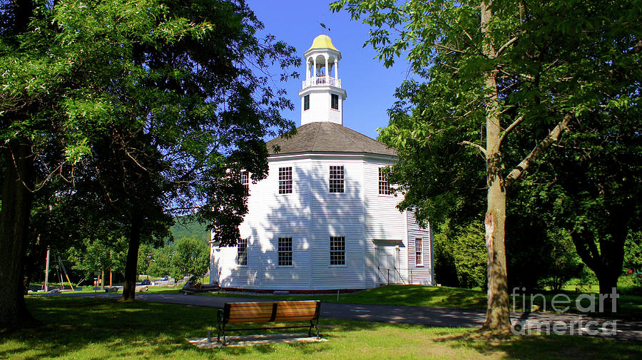The Old Round Church Photograph by Scenic Vermont Photography