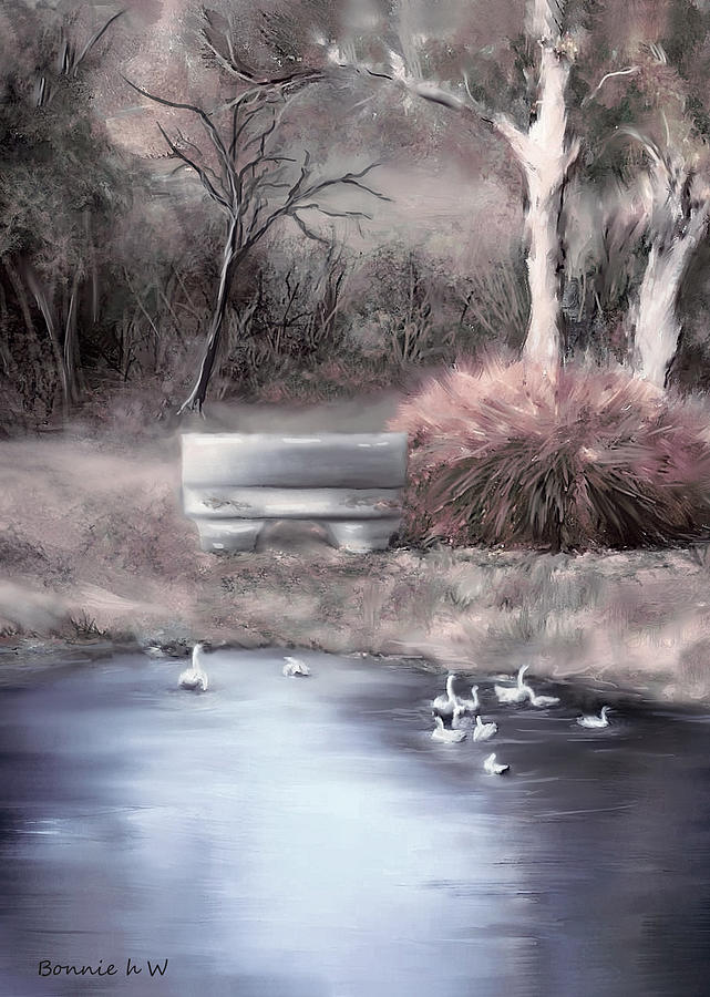 the Pond #2 Digital Art by Bonnie Willis