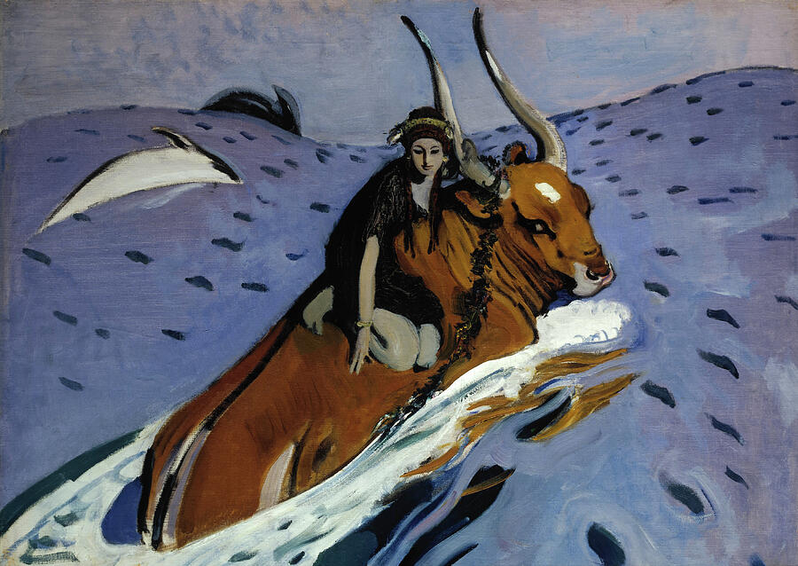 The Rape of Europa, from 1910 Painting by Valentin Serov
