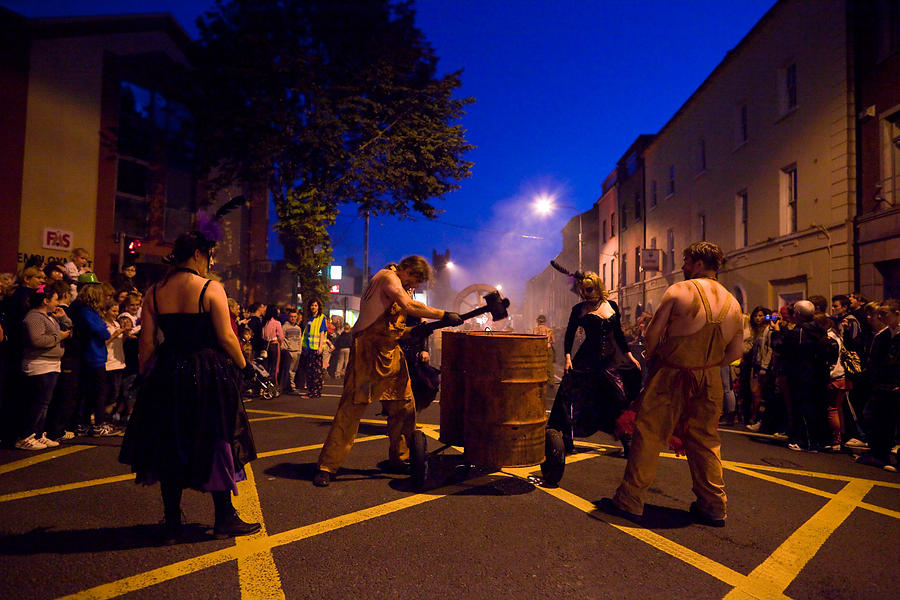 Color Image Photograph - The Spraoi Street Festival, Waterford #3 by Panoramic Images