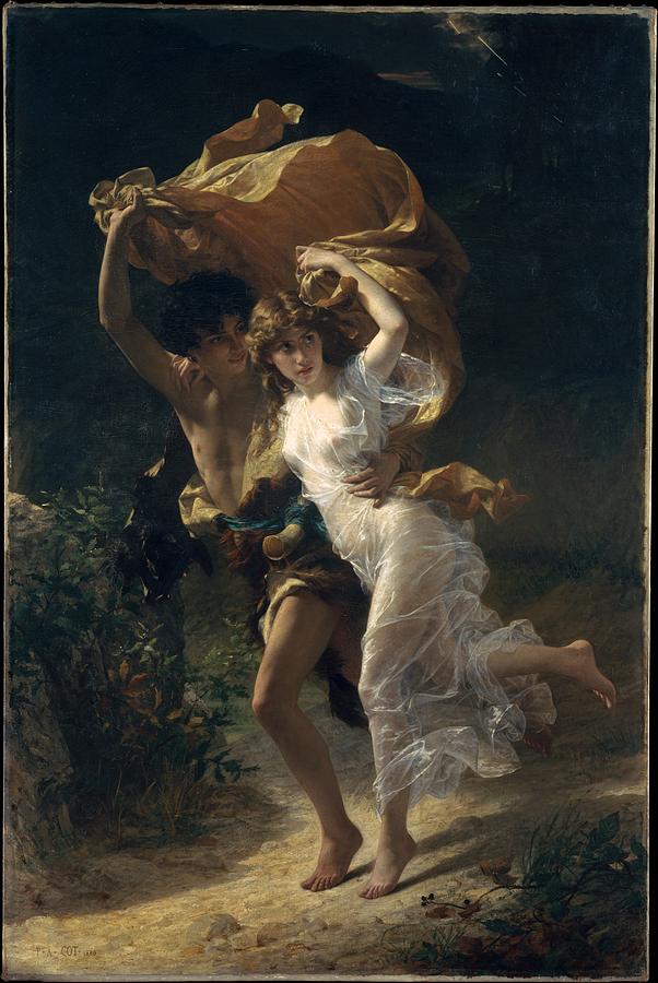 The Storm Painting By Pierre Auguste Cot Pixels   3 The Storm Pierre Auguste Cot 