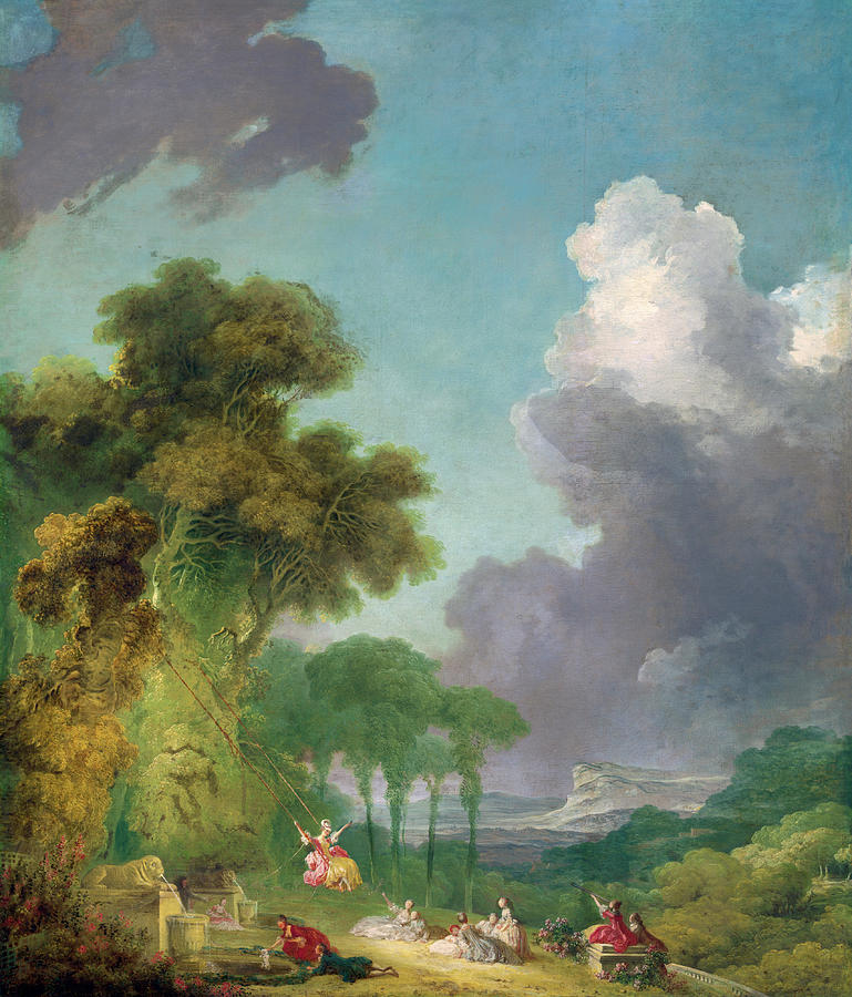 The Swing #3 Painting by Jean-Honore Fragonard