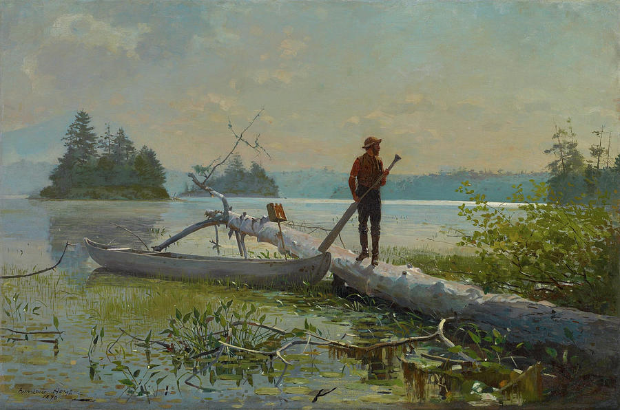 The Trapper Painting by Winslow Homer