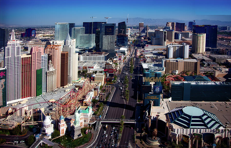 Las Vegas Photograph - The Vegas Strip #3 by Mountain Dreams