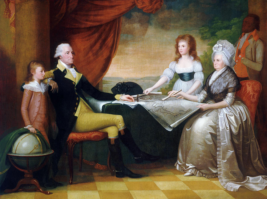 The Washington Family #3 Painting by Edward Savage
