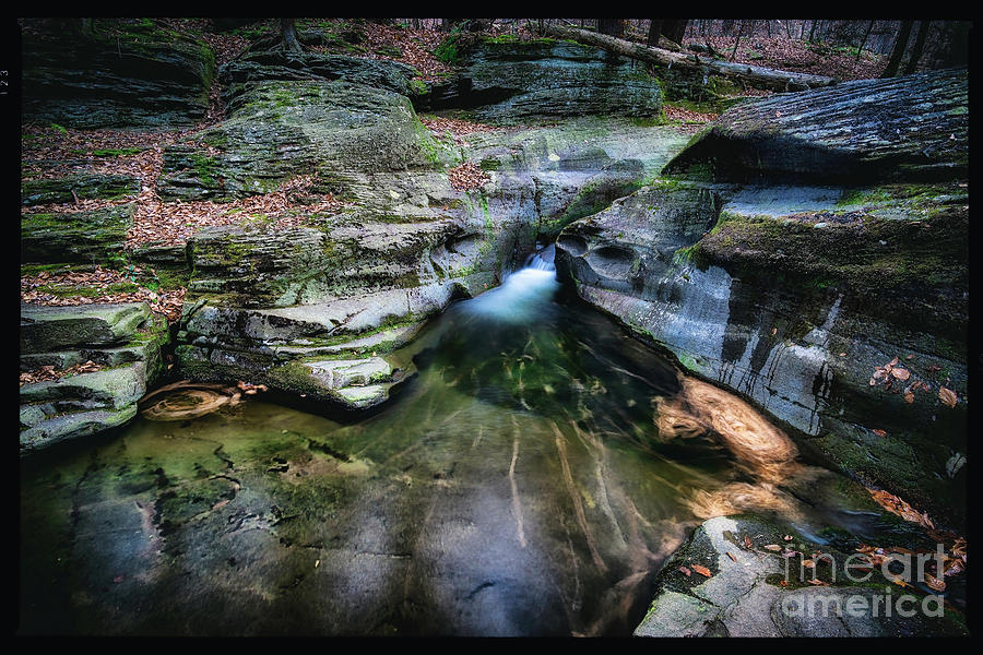 Sullivan County Photograph - The Water Chute #3 by Aaron Campbell