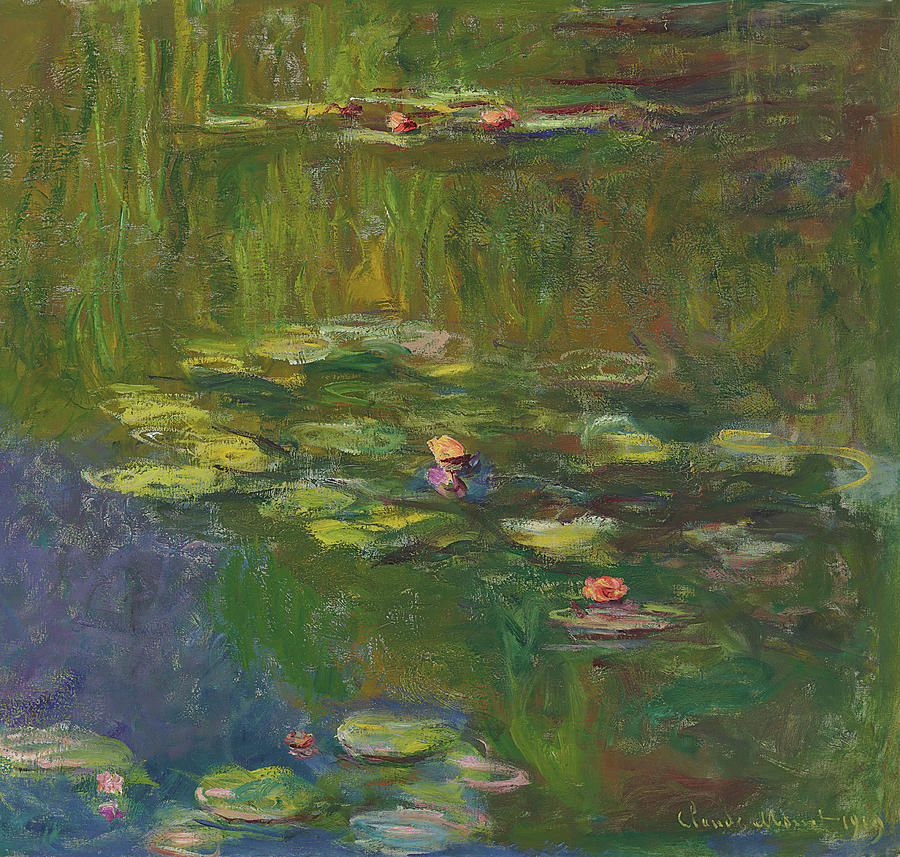The Water Lily Pond #2 Painting by Claude Monet