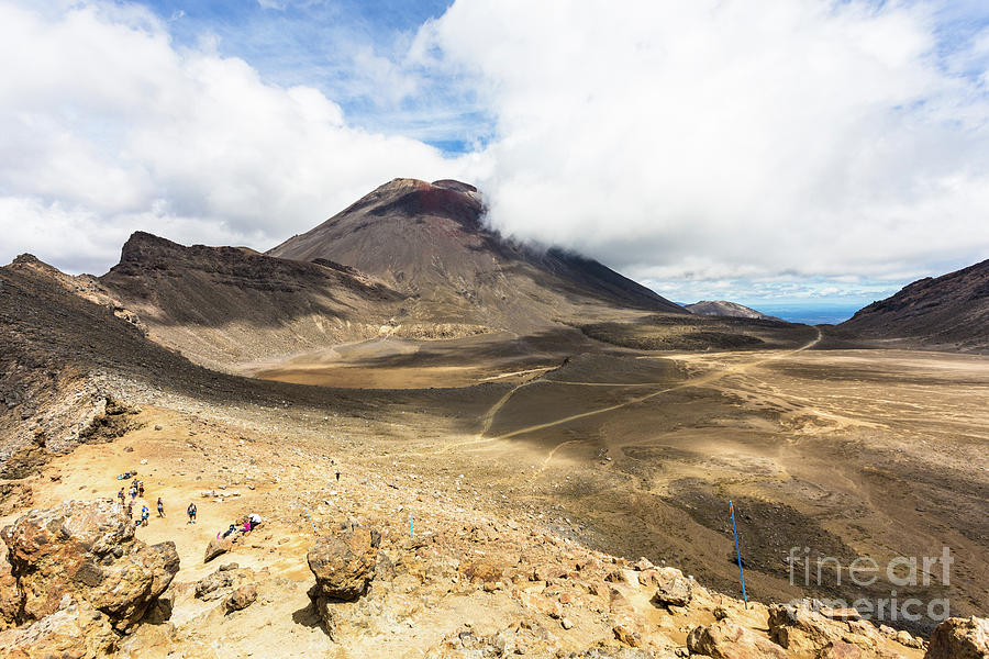 Tongariro Alpine crossing in New Zealand #3 Photograph by Didier Marti