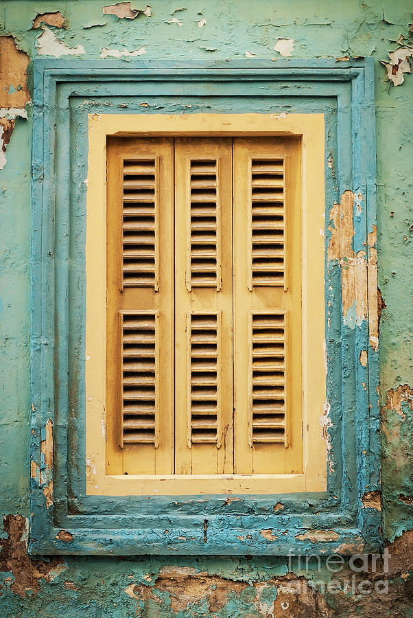 Traditional House Window Architecture Detail La Valletta Old Tow #3 Photograph by JM Travel Photography