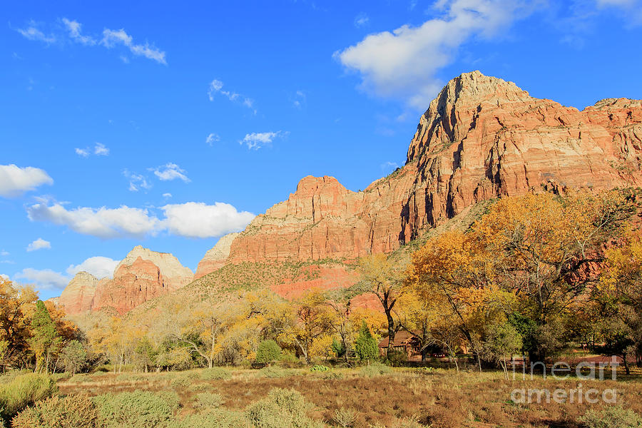 Travelling In The Famous Zion National Park Photograph