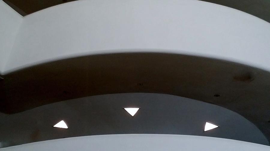 3 Triangles At The Guggenheim 1 Photograph by Rob Hans