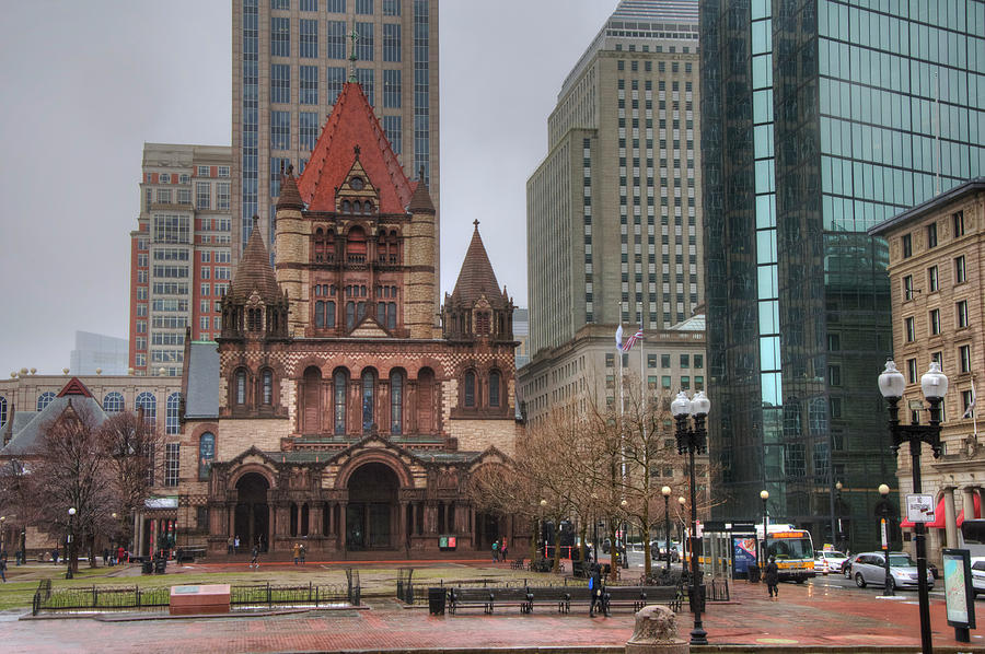 Trinity Church - Copley Square - Boston #3 Photograph by Joann Vitali