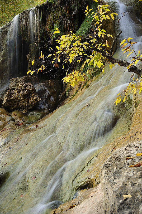 Turner Falls in Autumn #3 Photograph by Iris Greenwell