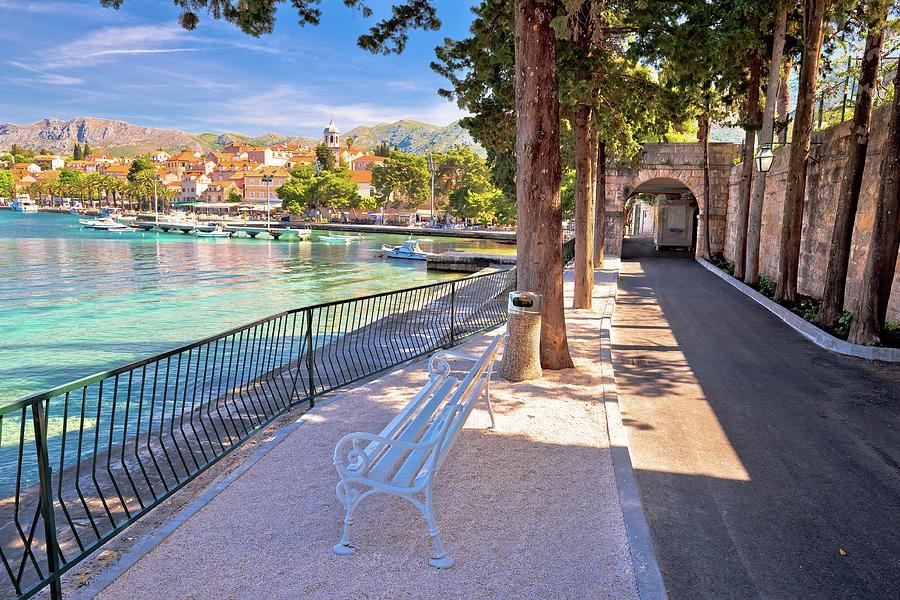Turquoise waterfront of Cavtat view #3 Photograph by Brch Photography