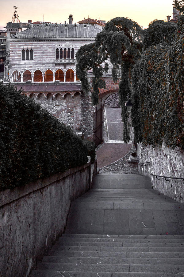 Staircase Photograph - Udine #3 by Wolfgang Stocker