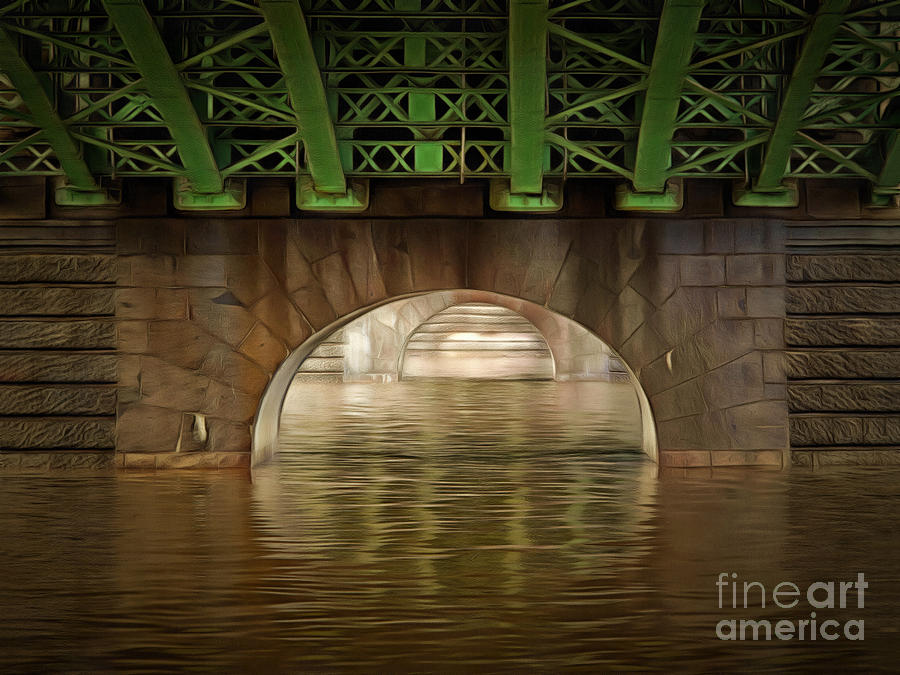 Under the Bridge #3 Digital Art by Michal Boubin