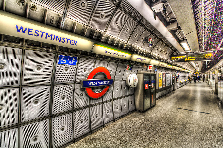 London Photograph - Underground London #3 by David Pyatt