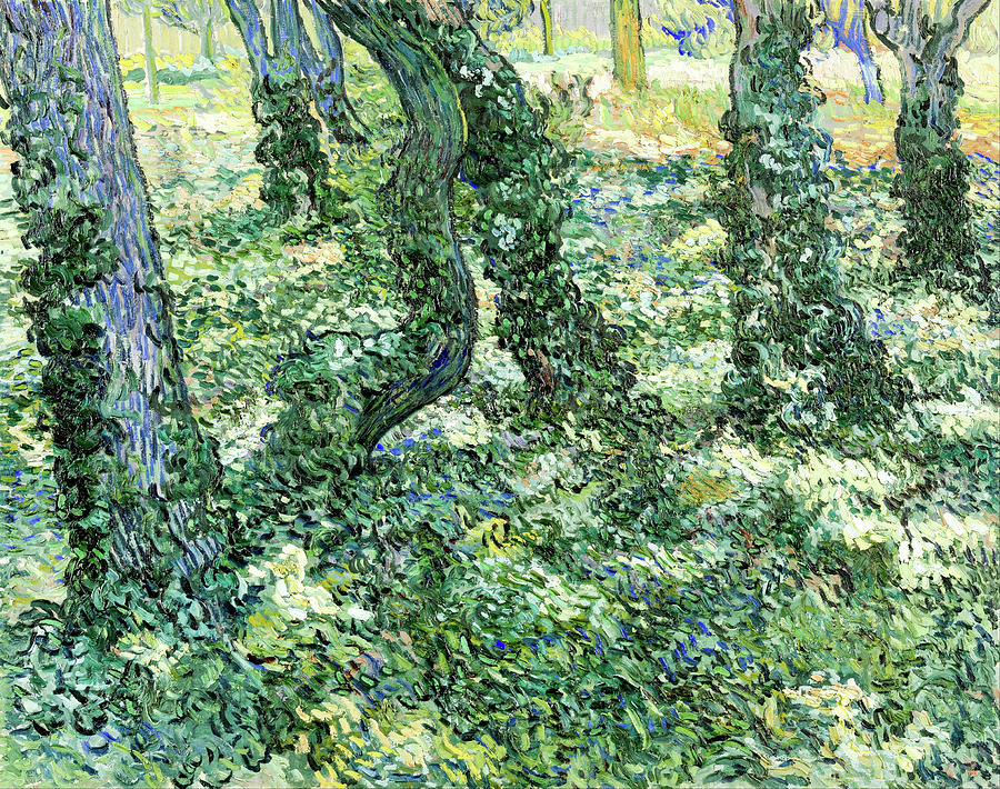 Undergrowth Painting by Vincent Van Gogh | Fine Art America