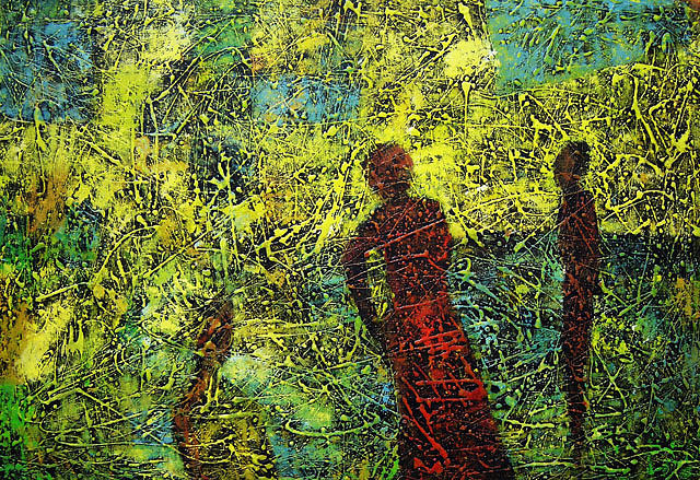 Untitled #3 Painting by Ronex Ahimbisibwe