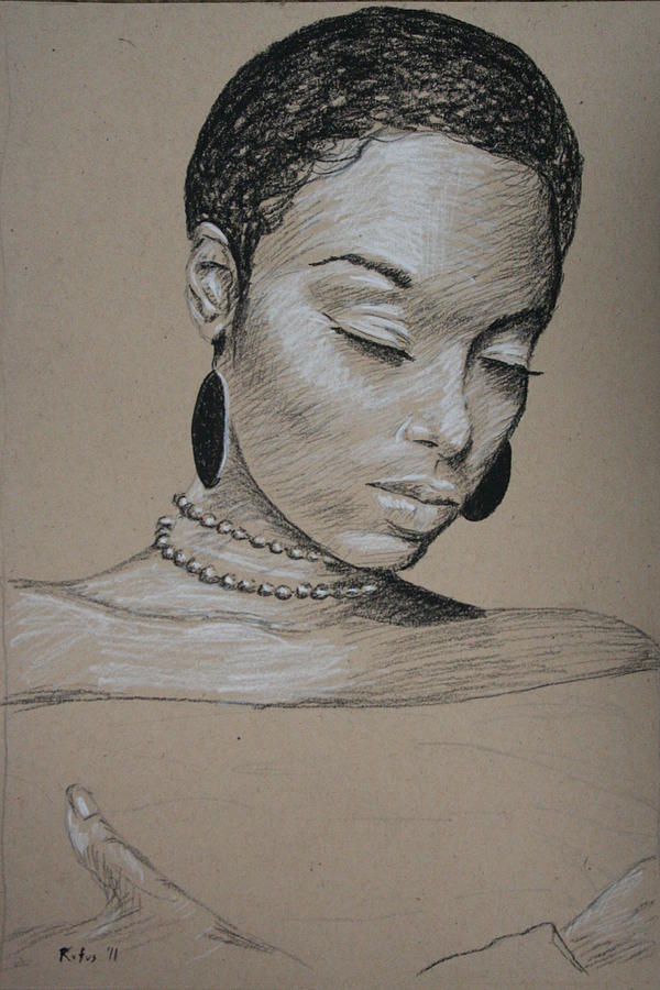 Untitled #3 Drawing by Edmund Royster