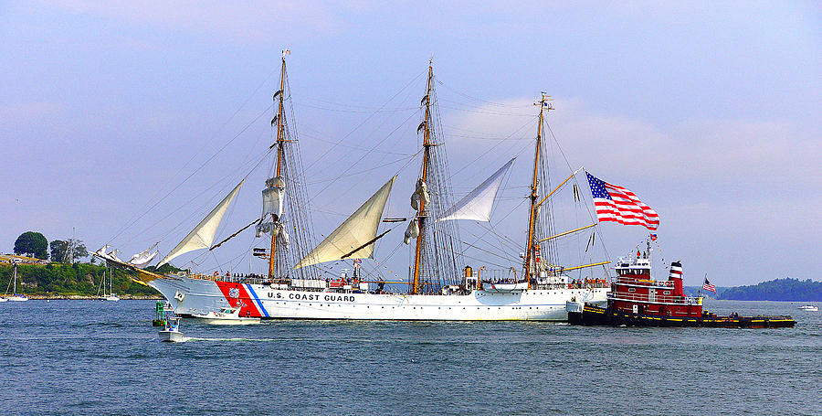 U.S. Coast Guard Eagle Photograph by Robert Bodnar - Pixels