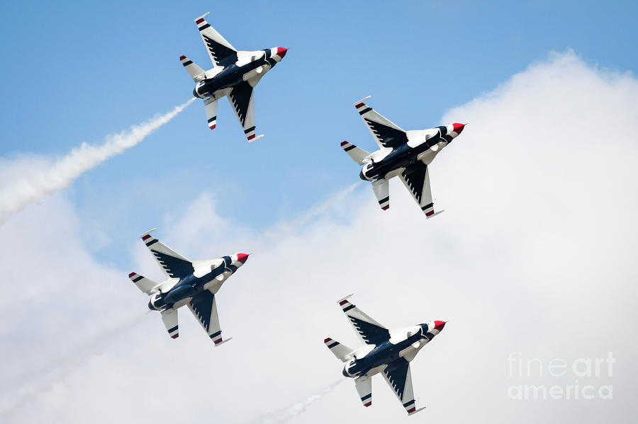 USAF Thunderbirds #2 Photograph by Lawrence Burry