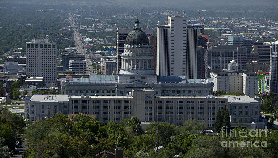 Utah State Capitol in Salt Lake City #3 Photograph by Anthony Totah
