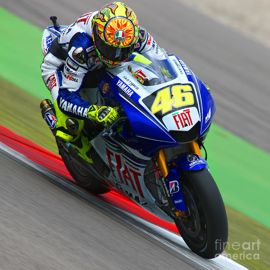 Valentino Rossi #3 Photograph by Henk Meijer Photography