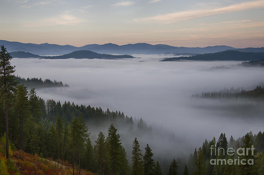 Valley Mists #3 Photograph by Idaho Scenic Images Linda Lantzy