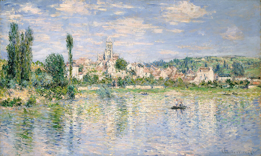 Vetheuil in Summer, from 1880 Painting by Claude Monet